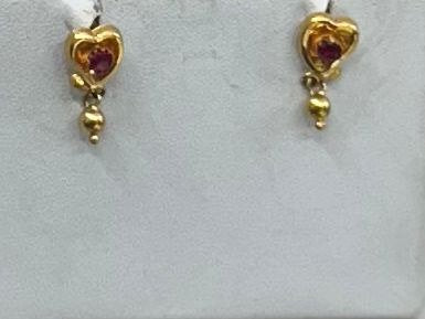 18K Gold Kammalu (Ear Studs) – 0.838 g