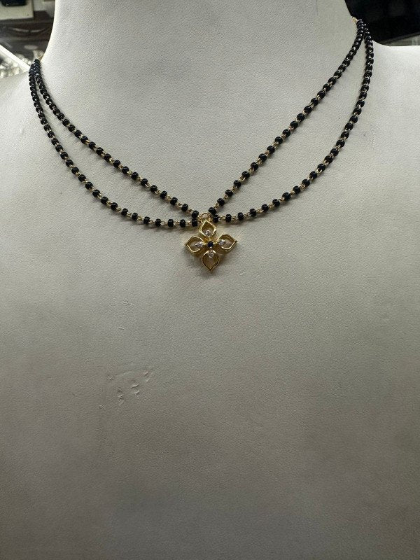 22K Gold Black Beads Chain (Nallapusalu) – 5.344 g