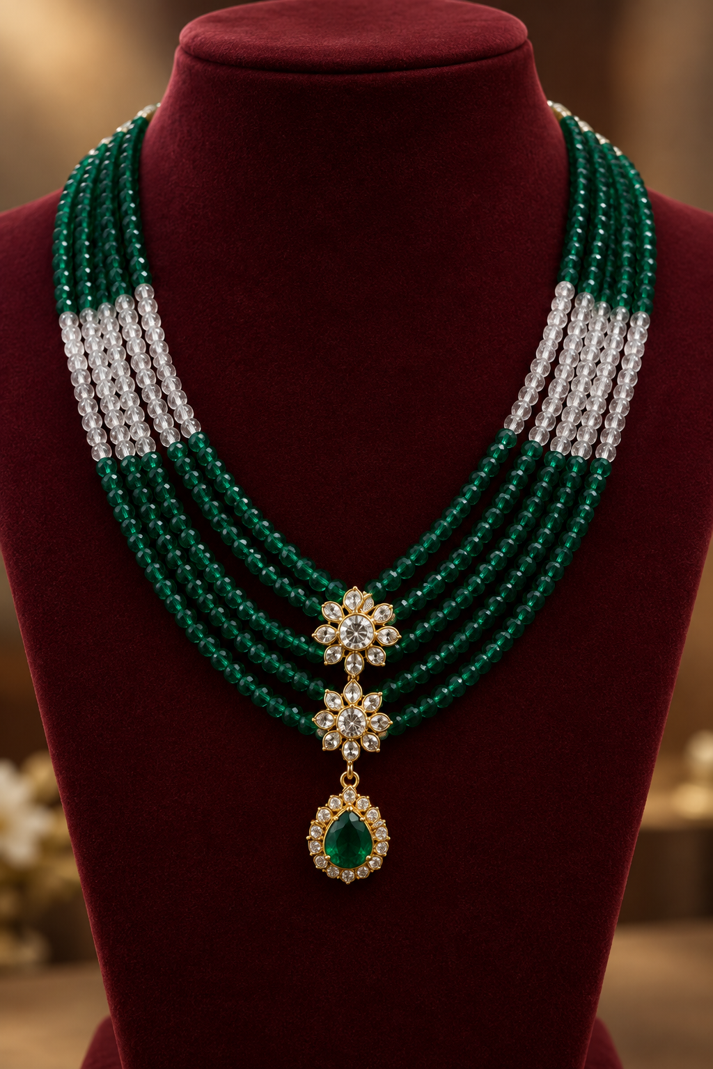 22K Gold Beads Necklace – 2.780 g