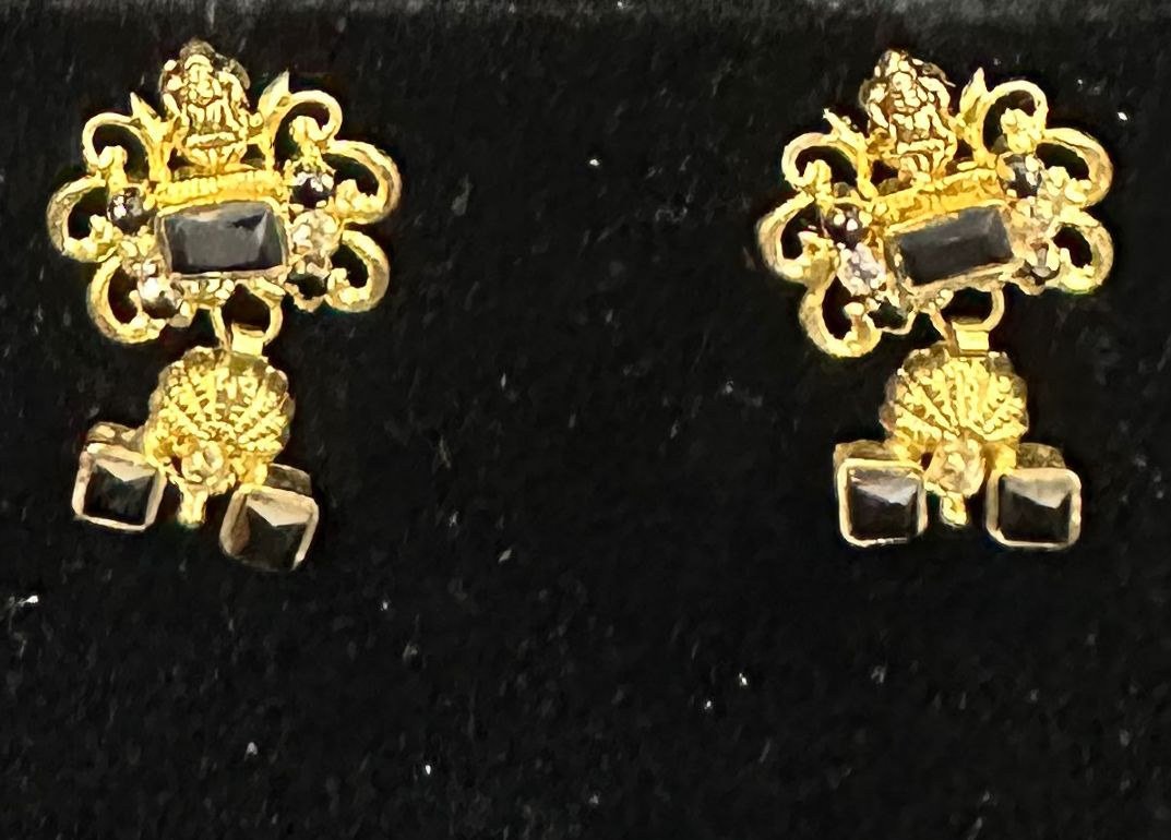 22K Gold Black Beads Kammalu – 5.005 g