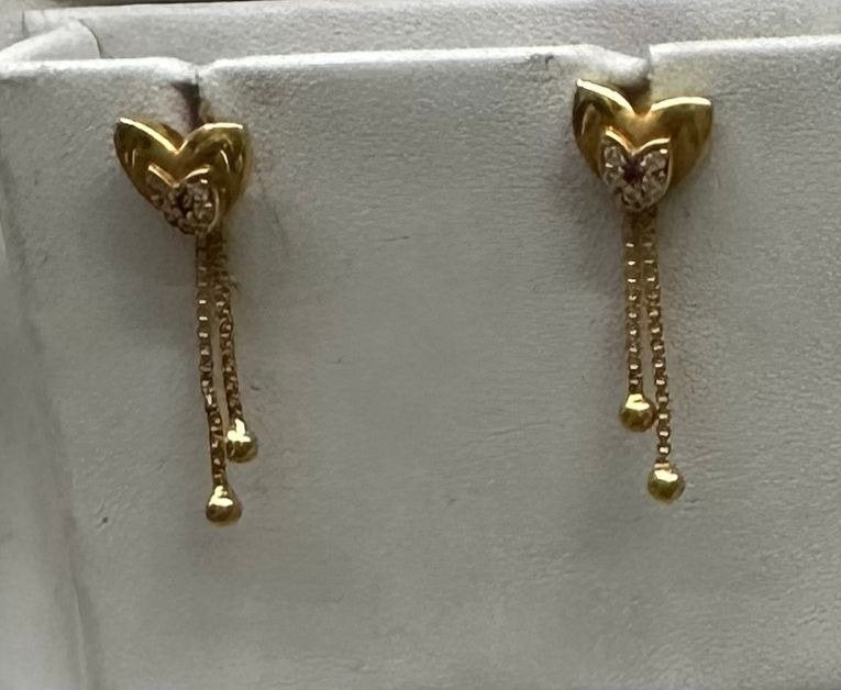 22K Gold Kammalu (Ear Studs) – 2.740 g