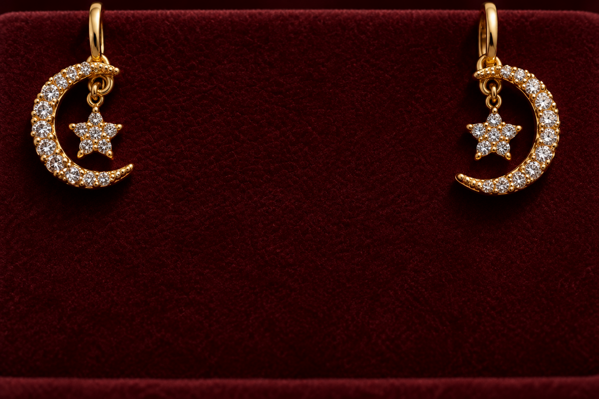 22K Gold Kammalu (Ear Studs) – 2.119 g