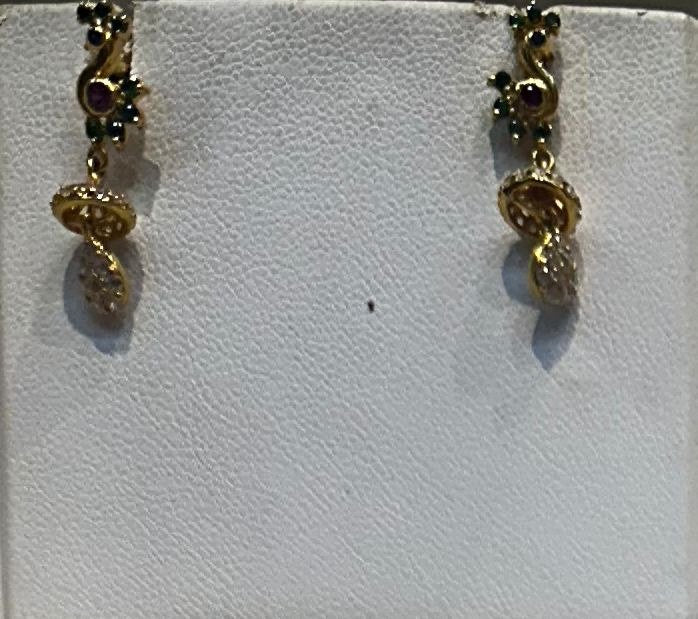 22K Gold Kammalu (Ear Studs) – 3.350 g