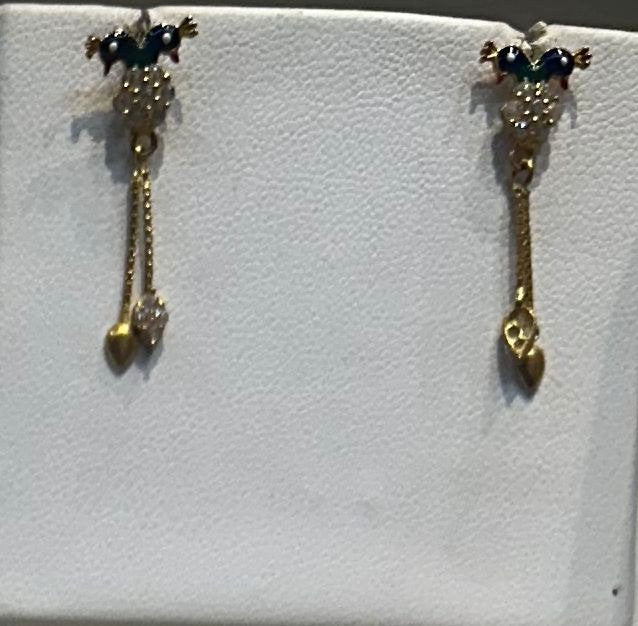 22K Gold Kammalu (Ear Studs) – 1.950 g