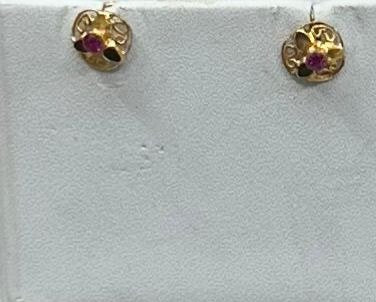 18K Gold Kammalu (Ear Studs) – 1.230 g