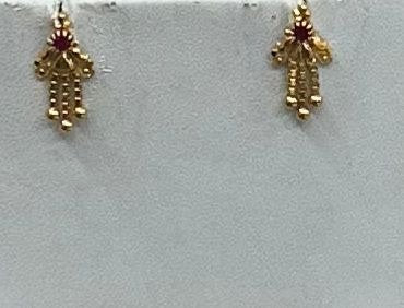 18K Gold Kammalu (Ear Studs) – 1.150 g