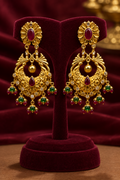 22K Gold Chandbali Earrings – 12.727 g