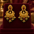 22K Gold Chandbali Earrings – 13.226 g